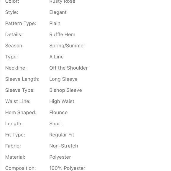 Off Shoulder Ruffle Hem Chiffon Dress - Picture 3 of 4